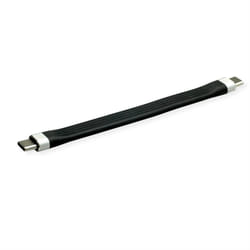 ROLINE 11.02.9054 câble USB 0,11 m USB 3.2 Gen 2 (3.1 Gen 2) USB C Noir