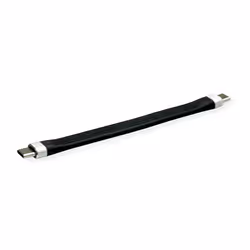 ROLINE 11.02.9054 câble USB 0,11 m USB 3.2 Gen 2 (3.1 Gen 2) USB C Noir
