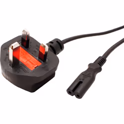 Value 19.99.2017 câble électrique Noir 1,8 m BS 1363 IEC 320