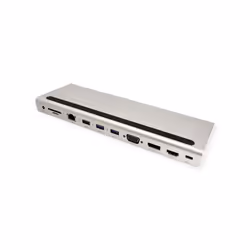 VALUE 12.99.1117 station d'accueil Avec fil USB 3.2 Gen 2 (3.1 Gen 2) Type-C Gris - Vue supplémentaire 3