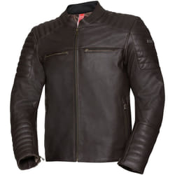 IXS Classic LD Dark Veste de moto en cuir, brun, taille 58 pour Hommes