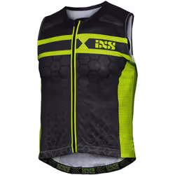 IXS RS-20 Gilet de protection, noir-jaune, taille S pour Hommes