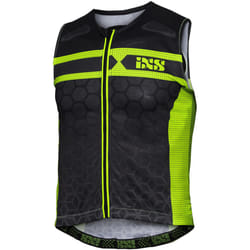 IXS RS-20 Gilet de protection, noir-jaune, taille S pour Hommes