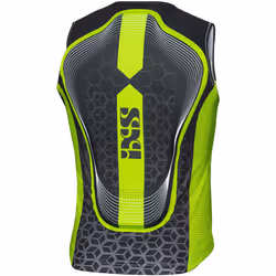IXS RS-20 Gilet de protection, noir-jaune, taille S pour Hommes