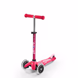 Micro Mobility Mini Micro Deluxe LED, Enfants, Trottinette à trois roues, Femelle, Asphalte, 50 kg, 3 roue(s)