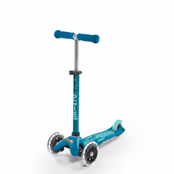 Micro Mobility Mini Micro Deluxe LED, Enfants, Trottinette à trois roues, unisexe, Asphalte, 50 kg, 3 roue(s)