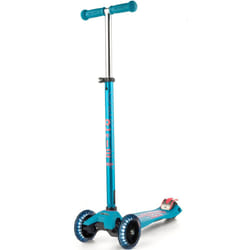 Micro Mobility Maxi Micro Deluxe LED Enfants Trottinette à trois roues Bleu