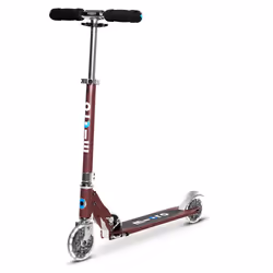 Micro Mobility Micro Sprite Autum Red LED, Jeunesse, Scooter classique, unisexe, Asphalte, 100 kg, 2 roue(s)