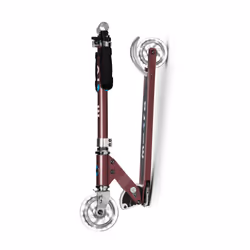 Micro Mobility Micro Sprite Autum Red LED Jeunesse Scooter classique Rouge