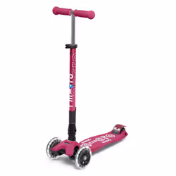 Micro Mobility Maxi Micro Deluxe Berry Red, Enfants, Trottinette à trois roues, unisexe, Asphalte, 70 kg, 3 roue(s)