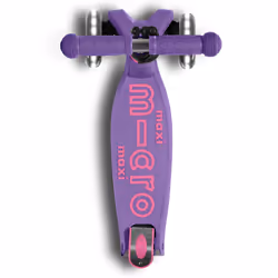 Micro Mobility Maxi Micro Deluxe LED Foldable Enfants Trottinette à trois roues Violet