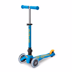 Micro Mobility Mini Micro Deluxe Ocean Blue foldable, Enfants, Scooter classique, Garçon/Fille, Asphalte, 50 kg, 3 roue(s)