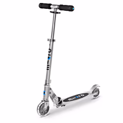 Micro Mobility Sprite LED Silver Matt, Enfants, Scooter classique, unisexe, Asphalte, 100 kg, 2 roue(s)