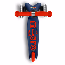 Micro Mobility Mini Micro Deluxe LED Navy Blue Enfants Scooter classique Bleu, Marine
