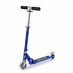 Trottinette 2 roues pliable Enfant Micro Sprite LED Bleu Saphir
