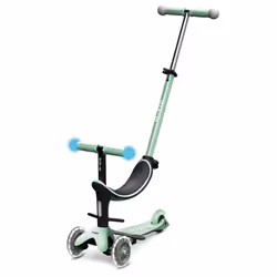 Micro Mobility Micro Mini2Grow Deluxe Magic LED, Enfants, Trottinette à trois roues, Garçon/Fille, Asphalte, 50 kg, 3 roue(s)
