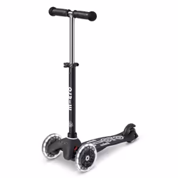 Micro Mobility Mini Micro Deluxe ECO LED, Enfants, Trottinette à trois roues, Garçon/Fille, Asphalte, 50 kg, 3 roue(s)