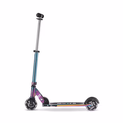 Micro Mobility Micro Sprite LED Neochrome Jeunesse Scooter classique Chrome