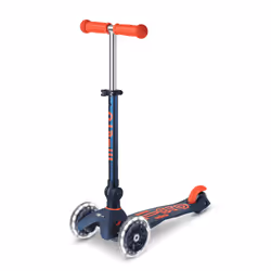 Micro Mobility Mini Micro Deluxe Foldable LED, Enfants, Trottinette à trois roues, Garçon/Fille, Asphalte, 50 kg, 3 roue(s)