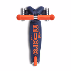 Micro Mobility Mini Micro Deluxe Foldable LED Enfants Trottinette à trois roues Bleu, Rouge
