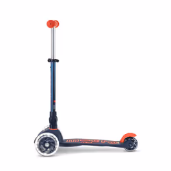 Micro Mobility Mini Micro Deluxe Foldable LED Enfants Trottinette à trois roues Bleu, Rouge - Vue supplémentaire 5