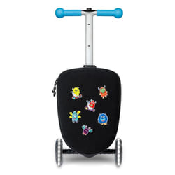 Micro Mobility Luggage Junior Enfants Trottinette à trois roues Noir, Bleu