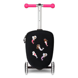 Micro Mobility Luggage Junior Enfants Trottinette à trois roues Noir, Rose
