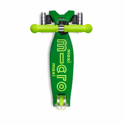 Micro Mobility Maxi Micro Deluxe Foldable Neon LED Enfants Trottinette à trois roues Vert, Vert clair - Vue supplémentaire 4