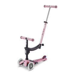 Micro Mobility Rock & Go Mini Deluxe Enfants Trottinette à trois roues Rose