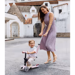 Micro Mobility Rock & Go Mini Deluxe Enfants Trottinette à trois roues Rose - Vue supplémentaire 3