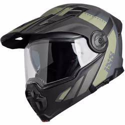 IXS Venture 1.0 Casque, noir-gris-vert, taille L pour Hommes