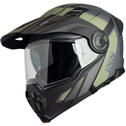 IXS Venture 1.0 Casque, noir-gris-vert, taille S pour Hommes