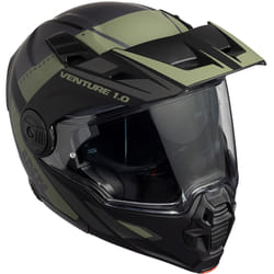 IXS Venture 1.0 Casque, noir-gris-vert, taille XL pour Hommes