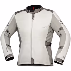 IXS Lane-ST+ Veste textile de moto pour dames, gris, taille XL pour Hommes