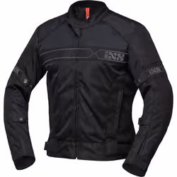 IXS Evo-Air Veste textile de moto, noir, taille XL pour Hommes