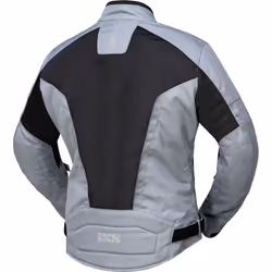 IXS Evo-Air Veste textile de moto, noir-gris, taille XL pour Hommes