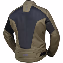 IXS Evo-Air Veste textile de moto, noir-vert, taille XL pour Hommes