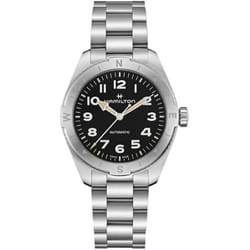Hamilton Watch Khaki Field Expedition Auto  Fabriqué en Suisse  Boîtier en acier inoxydable de 41 mm  Montre analogique à cadran