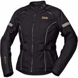 IXS Tour Classic Gore-Tex Veste textile de moto de dames, noir, taille S pour Femmes