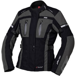 IXS Tour Pacora-ST Veste textile de moto de dames, noir-gris, taille M pour Femmes