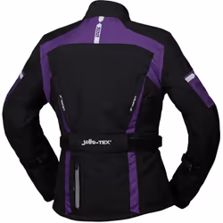 IXS Tour Pacora-ST Veste textile de moto de dames, noir-pourpre, taille S pour Femmes
