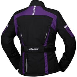 IXS Tour Pacora-ST Veste textile de moto de dames, noir-pourpre, taille S pour Femmes