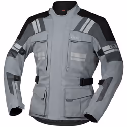 IXS Tour Blade-ST 2.0 Veste textile de moto, noir-gris, taille L pour Hommes