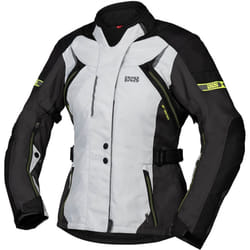 IXS Tour Liz-ST Veste textile de moto de dames, noir-gris-jaune, taille 3XL pour Femmes