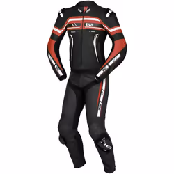 IXS Sport RS-700 2.0 Combinaison en cuir de moto deux pièces, noir-blanc-rouge, taille 50 pour Hommes