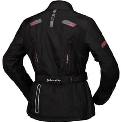 IXS Tour Liz-ST Veste textile de moto de dames, noir-rouge, taille XS pour Femmes