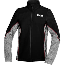 IXS Ice 1.0 Veste fonctionnelle, noir-gris-rouge, taille S pour Hommes