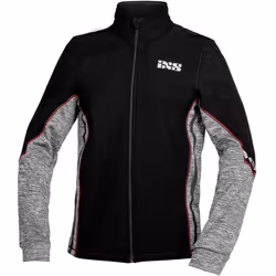 IXS Ice 1.0 Veste fonctionnelle, noir-gris-rouge, taille S pour Hommes