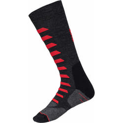 IXS Merino 365 Chaussettes, noir-gris-rouge, taille 42 - 44 pour Femmes