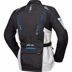 IXS Lorin-ST Veste textile de moto, noir-gris-bleu, taille 2XL pour Hommes